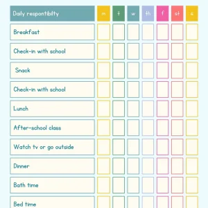 Chore Chart for Families