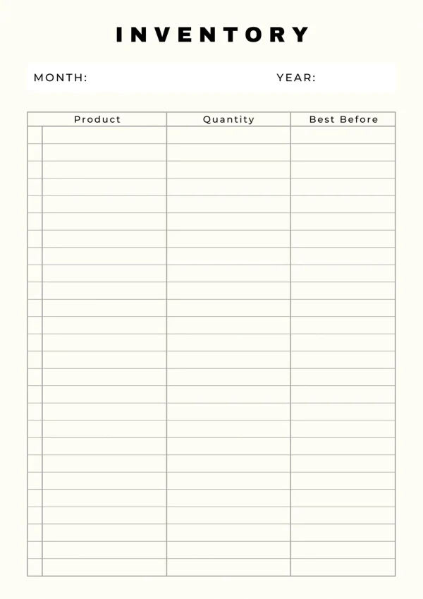 Pantry Inventory Tracker