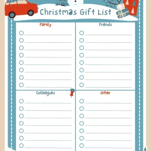 Holiday Gift Planner
