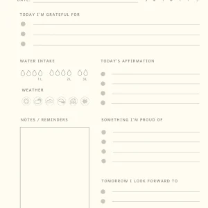 Gratitude Journal Printable
